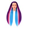 HairZtar 30" Synthetic Fiber Mannequin Head (Long and Thick) Hairdresser Training Head Manikin Cosmetology Head (BECKY+C)