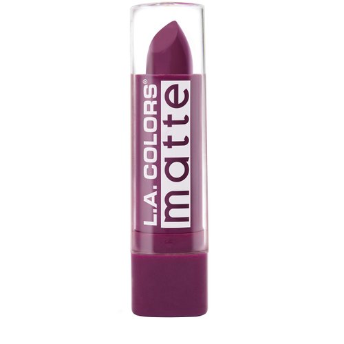 L.A. COLORS Matte Lip Color, Stay Put Plum CML513