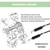 CLUBRALLY Club Car DS Golf Cart Governor & Accelerator Cable Snap in Kawasaki FE290 2004 & UP, OEM#102336101, 102336001