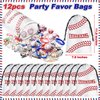 134 PCS Baseball Party Favors, 12 Set Baseball Goodie Bag, Mini Stress Balls, Baseball Stickers, Rubber Bracelets, Keychain, Tattoo Stickers, Slap Bracelets, Whistle for Baseball Themed Party Supplies