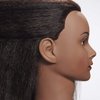 Hairginkgo Mannequin Head - 100% Real Hair Manikin for Hairdresser Training and Styling Practice - With Clamp Stand (1711B0216)