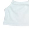 Sophia's Basic Mix & Match Solid-Colored Plain Camisole Undershirt Spaghetti Strap Summer Tank Top for 18” Dolls, White