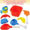 ArtCreativity Sand Castle Bucket Set, 8 Piece Set, Includes1 Bucket, 3 Molds, 2 Shovels, 1 Rake & 1 Water Pot, Fun Summer Beach Toys for Kids, Children’s Beach Toys, Great Birthday Gift