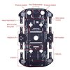 Robot Kit 4WD Robot Car Smart Chassis Kit with 4 TT Motor for UNO R3/Mega 2560/Raspberry Pi/Jetson Nano, Smart Robot Car Chassis DIY Learning Kit