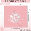 Geyoga 120 Sheets 70s Pink Disco Party Napkins Stylish Disposable 80s 90s Party Supplies Disco Ball Napkins Paper for Engagement Birthday Graduation Baby Shower Bachelorette Hip Hop Party Decorations