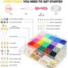 Dowsabel Clay Beads Bracelet Making Kit for Beginner, 5000 Pcs Preppy Polymer Clay Beads with Charms Kit for Jewelry Making, DIY Arts and Crafts Birthday Gifts Toys for Kids Age 6-13