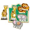 Melissa & Doug Jungle Friends Safari Animals Jumbo Peg Wooden Puzzle