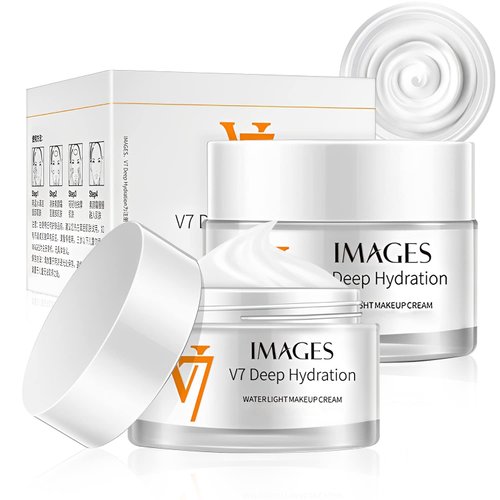 Rednow Moisturizing Cream,V7 Deep Hydration Waterlight Makeup Cream, V7 Korea Cream Face Moisturi...