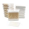 Cotton Swabs with Wooden Sticks/Double Tipped Natural Bamboo Cotton Buds 900pcs