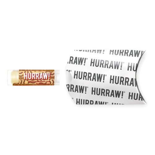Hurraw! Almond, Cardamom, Rose (Vata) Lip Balm: Organic, Certified Vegan, Cruelty and Gluten Free. Non-GMO, 100% Natural Ingredients. Bee, Shea, Soy and Palm Free. Made in USA