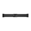 LDFAS Fenix 7X/6X/5X Plus Band, 26mm Titanium Metal Quick Release Easy Fit Watch Strap with Double Button Clasp Compatible for Garmin Fenix 7X Pro/6X Pro/5X Plus/Enduro 2/tactix 7 Bands, Black