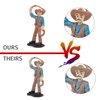 Sinmelechtra Westside Cowboy Figures Playsets 10PCS Indian Chief,Cowboy, Tent,Covered Wagon Desktop Decoration Collection Party Favors Toys for Boys Girls Kids
