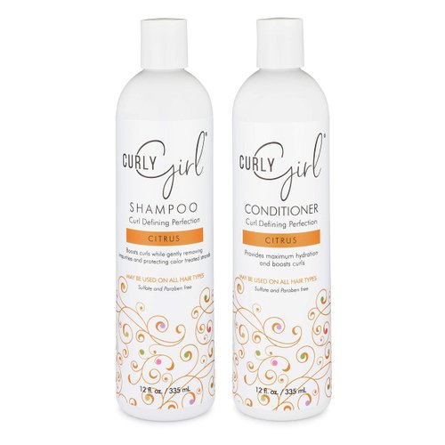 Curly Girl Curl Hair Shampoo Conditioner Set 12 oz Bottles Curly Girl Method Approved Curly Girls Hair Care Frizz Control