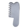 Dioche Massage Comb Terahertz Massage Lightweight Portable Shaving V Face Beauty Comb Gua Sha Facial Tool