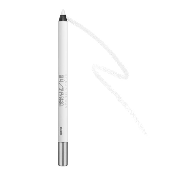 URBAN DECAY 24/7 Glide-On Waterproof Lip Pencil (Ozone - Clear), Smudge-Proof, Longwearing Lip Liner, Smooth & Creamy Colors, Moisturizing Formula with Vitamin E - 0.04 oz