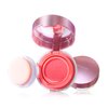BLUE LOVE Cushion Liquid Blush for Cheeks with Mirror, Natural and Elegant Face Makeup Blush Cream, Silky Face Blushes Cheek Tint, Contour & Highlight Face for Sheer Finish (Peach Pink)