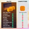 VALITIC Kojic Acid Soap for Hyperpigmentation - with Glutathione, Collagen & Vitamin C - Natural Soap Bars with Turmeric - Original Japanese Complex for Dark Spot Correction - 4 Pack