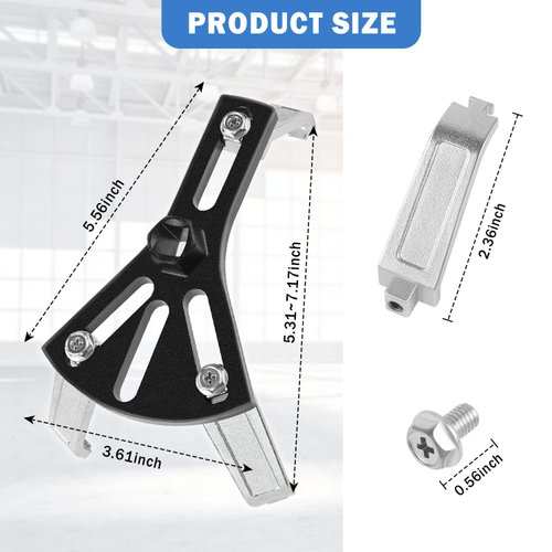 Car Fuel Pump Removal Tool,Fuel Pump Lock Ring Tool with 3PCS Adjustable Arms Range 5.31" to 7.17",Universal Fuel Tank Repair Kit for Quick Disassemble & Install Lock Ring