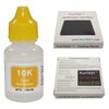 10K Gold Test Solution Tester Acid Bottle + 2x2 Testing Stone! Detect Scrap Nuggets Metal Jewelry Kit