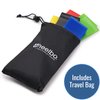 Heelbo Physical Therapy Rubber Resistance Bands with 5 Levels of Resistance, Durable and Long-Lasting, FSA & HSA Eligible, Includes 5 Bands, Travel Bag & Instruction Manual