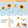 LUKHANG Sunflower Building Blocks Set Flower Bouquet with Vase for Adults Building Toys for Girls Boys Home Decor - 559PCS 12+