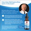 Be-Onguard Brain Fog Supplement - Methylene Blue with Vitamin C - Memory Booster - Improves Cognitive Function and Focus - Clear Thoughts and Reduced Fog - Liquid Supplement