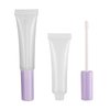 COSIDEA 50 pack Empty Purple 15ml Squeeze lip gloss tubes with wand 0.5oz soft lipgloss container chapstick containers empty tube