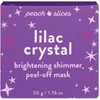 Peach Slices Lilac Crystal Brightening Shimmer Peel-Off Mask