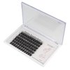 Bodermincer 72pcs Wide Cluster 3D Effect Glue Bonded Mink Super Cluster Eyelash Home Eyelash Extension Eyelashes D Curl Individual Lashes Makeup (16mm)