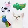 YSSZAM Cow Shape Catnip Toy, Cat Plush Chew Toy, Teeth Grinding Catnip Toy Cow Pet Supplies