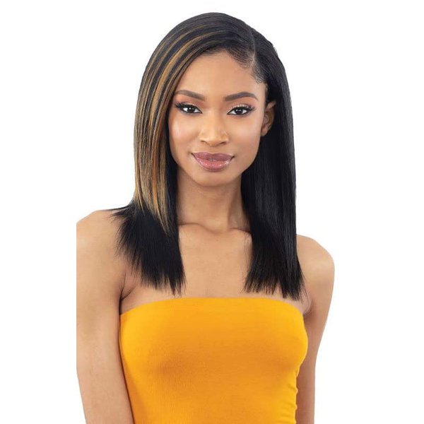 Shake N Go Freetress Organique New Concept Floor Bundle Hair ORGANIQUE STRAIGHT 12'' (1B), Black