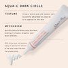 Olivia & Allison AQUA-C DARK CIRCLE CORRECTOR EYE CARE/K BEAUTY/VITAMIN C/NIACINAMIDE/DUAL BRIGHTENER / 0.70oz