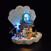 LightGo LED Lighting Kit Designed for Lego 43225 The Little Mermaid Royal Clamshell Building Set - Not Include Model (Remote Version)