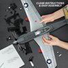 ZYLEGEN Fighter Building Set, Military Fighter Jet Building Block, P-51 Wars Aircraft Jet Blackbird Building Kit for Children and Adult, Christmas, Holloween, Birthday Gift(183Pcs)