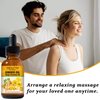 12 Pack Ginger Oil Lymphatic Drainage Massage Oil, Vitamin E Oil For Skin, Belly Lymphatic Drainage Ginger Oil -Arnica Ginger Oil for Lymphatic Drainage,Warming Sore Muscle Massage Oil Plant Aroma Oil