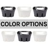 JS Jackson Supplies Universal Black Plastic Drip Tray for Toilet Plunger