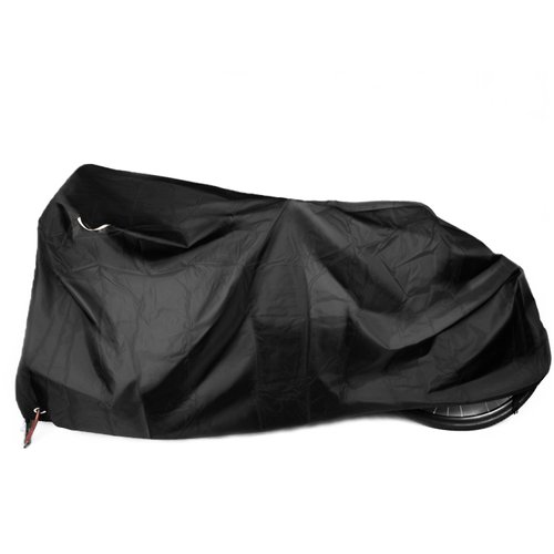 Kotivie Tandem Bicycle Cover Extra Long Bike Storage Cover 2 Seater Bike Cover Trailer Bike Cover Waterproof Sun Protection Black