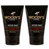 Woody's Hair Styling Wood Glue Extreme Hair Gel for Men, Ultimate Hold for Bold, Long Lasting Hairstyles, 4 Fl Oz (2 Pack)