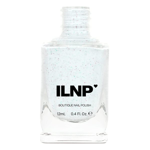 ILNP Christmas Cookie - Creamy White Speckled Nail Polish, Chip Resistant, 7-Free, Non-Toxic, Vegan, Cruelty Free, 12ml