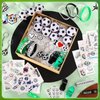 Aoriher 108 Pcs Soccer Party Favors Set Soccer Party Themed Goodie Bag Fillers Mini Soccer Balls Whistle Silicone Bracelet Tattoo Sticker Temporary Keychain for Sport Party Supplies