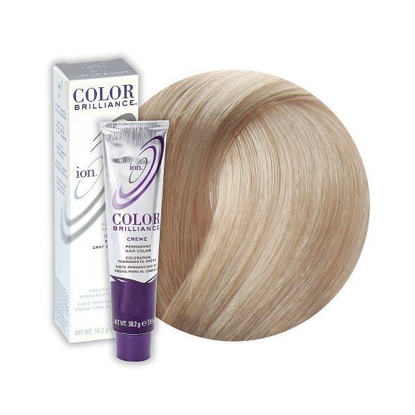 Ion 9V Very Light Cool Blonde Permanent Creme Hair Color 9V Very Light Cool Blonde