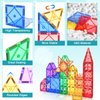 Magnetic Tiles Toddler Toys Magnetic Building Blocks for Kids Ages 3-12 STEM Educational Toys for Girls & Boys Sensory Play for Preschool Learning
