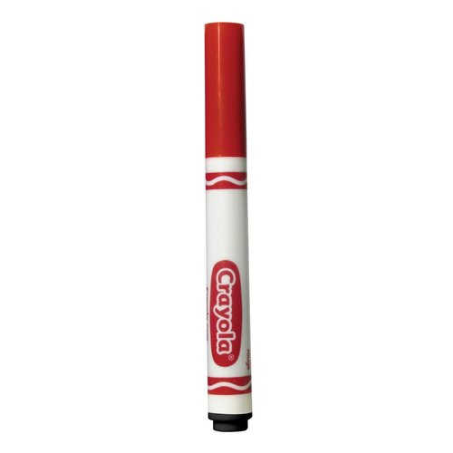 Crayola Broad Line Markers - Red (12ct), Markers for Kids, Bulk School Supplies for Teachers, Nontoxic, Marker Refill with Reusable Box