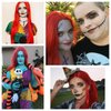 Red Wig for Women Girls Cosplay Sally, Alacos 60CM Long Straight Red Wig for Sally Costume, Red Cosplay Wig with a Free Wig Cap Perfect for Halloween Christmas Costume Show
