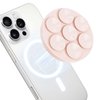 DOMYLE Magnetic Suction Cup Phone Mount for MagSafe Case, Silicone Octo Cup Buddy Sticky Grip Holder for iPhone, Removable Hands-Free Mirror Shower Phone Stand Selfie/Video for TikTok Influencers