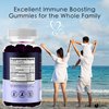 Earth Bare Quercetin Extra Strength Gummies + Vitamin C + Zinc + Elderberry Adults, Kids Boosted Immune Support | High-Potency Zinc Quercetin Gummies, Immunity Support | 1 Month Supply