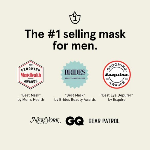 JAXON LANE BRO MASK: Korean Face Mask for Men | 2 Pc. Hydrating Anti Aging Sheet Masks Contains Vitamin C, Vitamin E, Hyaluronic Acid, Hydrolyzed Collagen for Face Care & Acne Treatment (4 Pack)