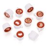 Magibeads 20Pcs Resin Mini Coffee Cups Miniature Kitchen Set Fake Drink Food Coffee Mug Lovely Tableware Coffee Dollhouse Ornaments for Desktop Decorations Crafts for Adult