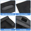 BIPROS Car Tissue Holder - Tissue Holder for Car,Car Napkin Holder,Napkin Holder for Car,Car Visor Tissue Dispenser,Leather Backseat Tissue Holder - Sun Visor Accessory.(Black, Scriptures)