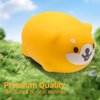 Cute Dog Stress Balls for Kids, Orange Dogs Fidget Toys for Adults，Squishy Toys, Dough Ball Sensory Toys, Kawaii Squishy Animal Squeeze Stress Balls, Fun Party Favors and Gifts for Boys and Girls